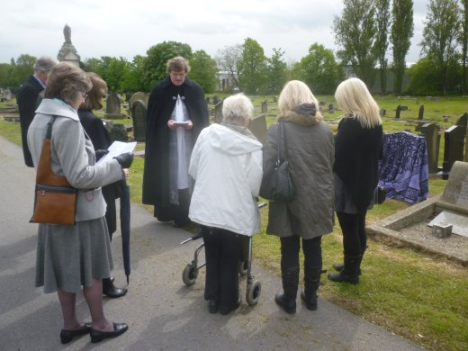 Harriet Vernon headstone unveiling ceremony